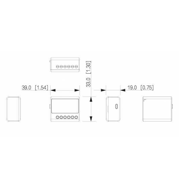 Relè Wireless Bassa Tensione 0-36VDC miniatura 4