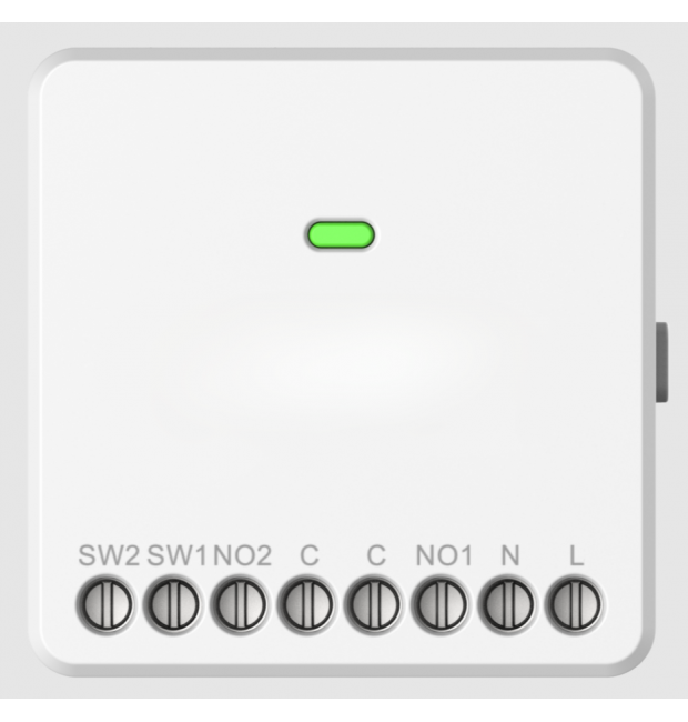 Relè Wireless 230V 2 Canali Interbloccato - Monitoraggio Consumi Energetici Relè Wireless 230V 2 Canali Interbloccato - Monitoraggio Consumi Energetici